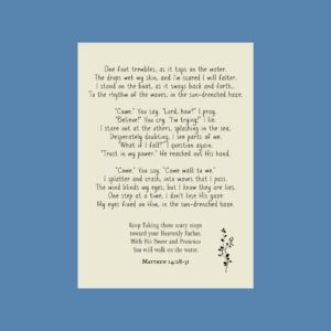 Walking in faith