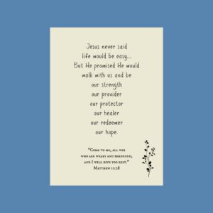 Jesus is with us in our suffering