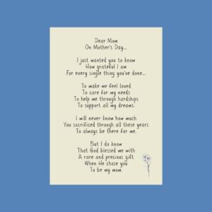 Mother's Day Blessing