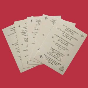 Christmas Card Collection Five Card Variety Pack