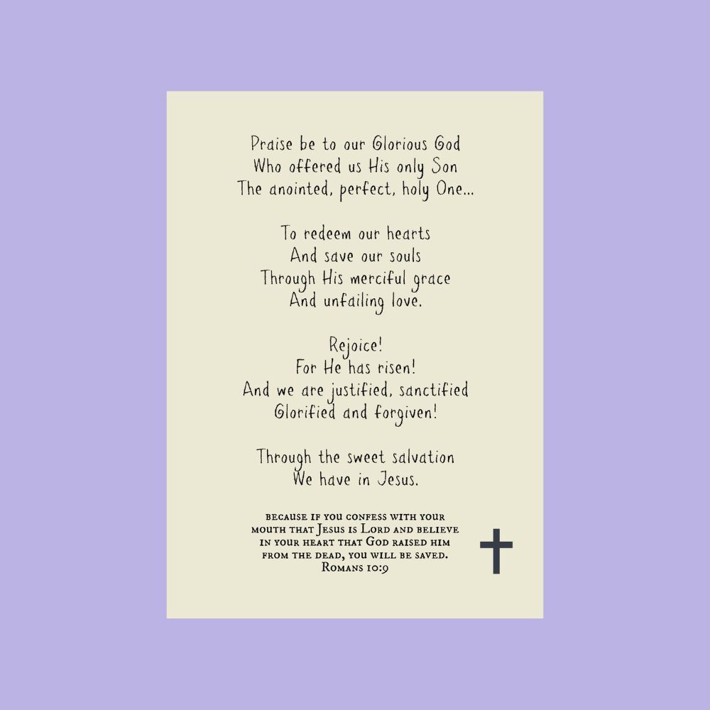 Easter Card for Christians